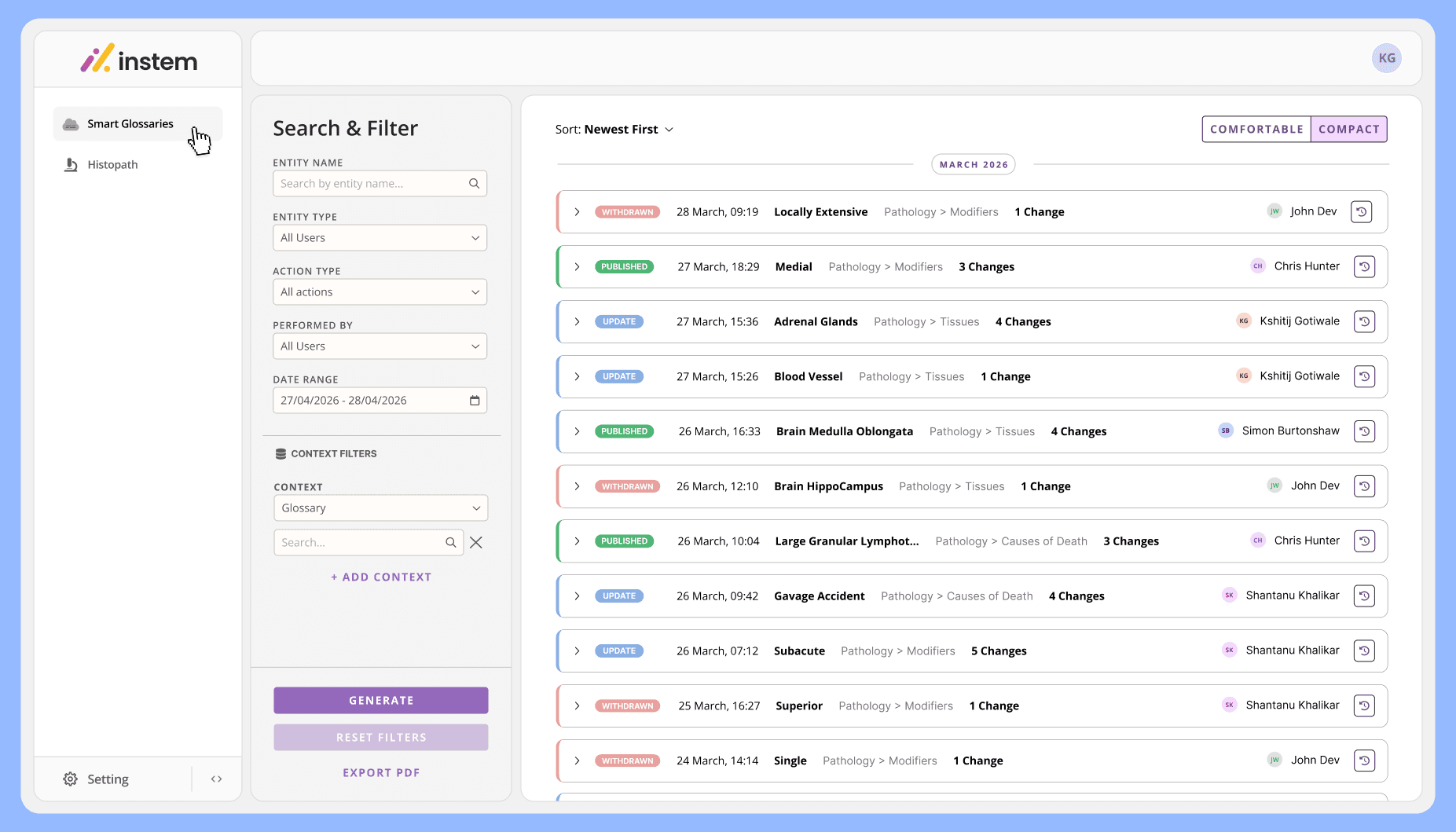 Audit for LifeSciences — full system overview