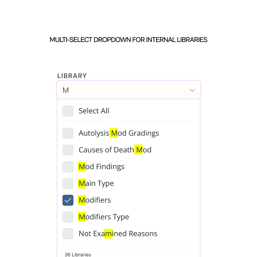 Audit trail detail — user actions